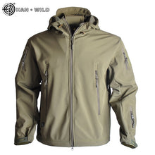 Airsoft Camping Tactical Jacket Hiking Army Jackets Men Hunting Military Winter Shark Skin SoftShell Waterproof Windbreaker