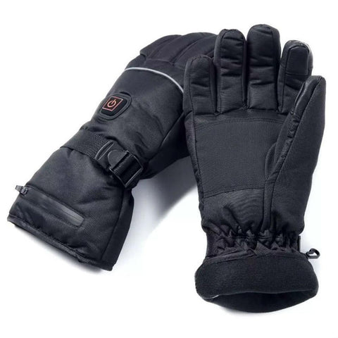 New Electric Heated Gloves With Temperature Adjustment Lithium Batteries Gloves For Skiing Hiking Climbing Driving Cold Weather