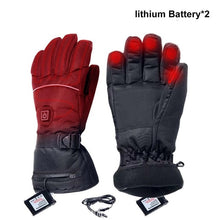 New Electric Heated Gloves With Temperature Adjustment Lithium Batteries Gloves For Skiing Hiking Climbing Driving Cold Weather