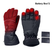 New Electric Heated Gloves With Temperature Adjustment Lithium Batteries Gloves For Skiing Hiking Climbing Driving Cold Weather
