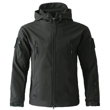 Army Shark Skin Soft Shell Clothes Tactical Windproof Waterproof jacket men Flight Pilot Hood Coat Military Field bomber Jacket