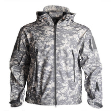 Army Shark Skin Soft Shell Clothes Tactical Windproof Waterproof jacket men Flight Pilot Hood Coat Military Field bomber Jacket
