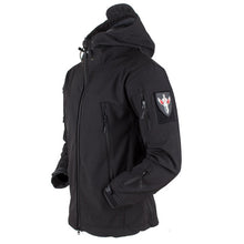 Army Shark Skin Soft Shell S-4XL Tactical Windproof Waterproof Jackets Men Flight Pilot Hood Coat Military Bomber 132cm Chest