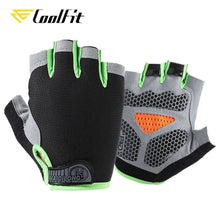 CoolFit New Cycling Anti-slip Anti-sweat Men Women Half Finger Gloves Breathable Anti-shock Sports Gloves Bike Bicycle Glove