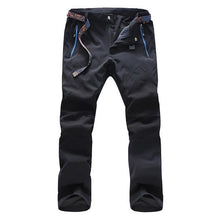 JACKSANQI Men's Summer Softshell Quick Dry Pants Outdoor Sport Waterproof Trousers Trekking Hiking Climbing Cycling 5XL RA245