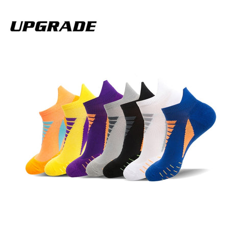 Men Coolmax Sports Socks Riding Cycling Basketball Running Sport Sock Summer Hiking Tennis Ski Man Women Bike Bicycle Slip