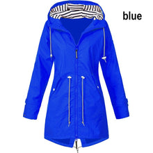 Women Clothes Rain Jacket Casual Waterproof Raincoat Long Hiking Coat Running Coat New Fashion Jackets Hooded Windbreaker