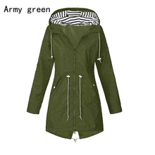 Women Clothes Rain Jacket Casual Waterproof Raincoat Long Hiking Coat Running Coat New Fashion Jackets Hooded Windbreaker