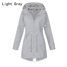 Women Clothes Rain Jacket Casual Waterproof Raincoat Long Hiking Coat Running Coat New Fashion Jackets Hooded Windbreaker