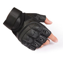 Military Tactical Glove PU Leather Army Mittens Rubber Shell Touch Screen Airsoft Paintball Bicycle Hunting Hiking Men Gloves