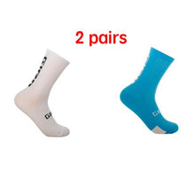 New Fiber Fabric Cycling Socks Professional Comfortable Men Women Bicycle Running Sport Socks Anti Slip Hiking Climbing Socks