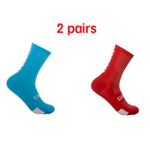 New Fiber Fabric Cycling Socks Professional Comfortable Men Women Bicycle Running Sport Socks Anti Slip Hiking Climbing Socks