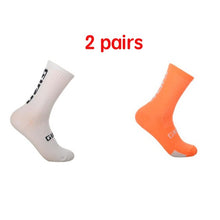 New Fiber Fabric Cycling Socks Professional Comfortable Men Women Bicycle Running Sport Socks Anti Slip Hiking Climbing Socks