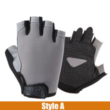 Silicone Anti-slip Anti-sweat Cycling Gloves Men Women Half Finger Gloves Breathable Anti-shock Sports Bike Bicycle Glove D40