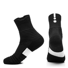 1 Pair Men Thermal Sports Socks Cotton Cycling Basketball Running Winter Hiking Basket Tennis Ski Man Bike No Slip Skiing