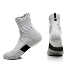 1 Pair Men Thermal Sports Socks Cotton Cycling Basketball Running Winter Hiking Basket Tennis Ski Man Bike No Slip Skiing