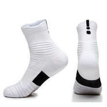 1 Pair Men Thermal Sports Socks Cotton Cycling Basketball Running Winter Hiking Basket Tennis Ski Man Bike No Slip Skiing