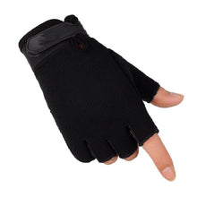 Mens Lightweight Summer Breathable Tactical Gloves Riding Non-slip Wearable Full Finger and Half Finger Gloves