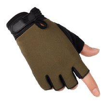 Mens Lightweight Summer Breathable Tactical Gloves Riding Non-slip Wearable Full Finger and Half Finger Gloves