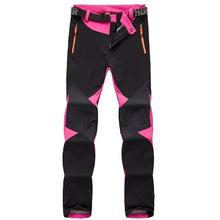 Women's Winter Fleece Softshell Thermal Pants Outdoor Sports Brand Clothing Hiking Trekking Skiing Camping Female Trousers VA095