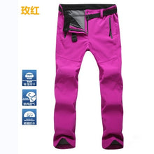 THE ARCTIC LIGHT Warm Winter Woman Men Outdoor Camping&hiking Pants Soft Shell Waterproof Fleece Windproof Pants Skiing Trousers