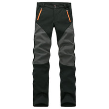 Outdoor Winter Men Thick Warm Fleece Hiking Pants Softshell Trousers Waterproof Windproof Thermal Camping Ski Climbing Plus Size