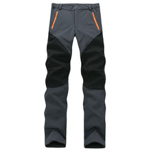 Outdoor Winter Men Thick Warm Fleece Hiking Pants Softshell Trousers Waterproof Windproof Thermal Camping Ski Climbing Plus Size