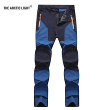 THE ARCTIC LIGHT Nylon Breathable Waterproof Hiking Pants Running Men Elasticity Quick Dry Trousers Outdoor Climbing Pants