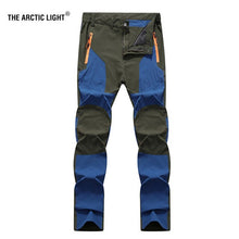 THE ARCTIC LIGHT Nylon Breathable Waterproof Hiking Pants Running Men Elasticity Quick Dry Trousers Outdoor Climbing Pants