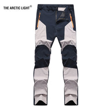 THE ARCTIC LIGHT Nylon Breathable Waterproof Hiking Pants Running Men Elasticity Quick Dry Trousers Outdoor Climbing Pants