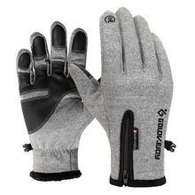 Outdoor Hiking Cycling Running Gloves Winter Touchscreen Knitted Gloves Thicken Warm Gloves Sports Mittens Gloves